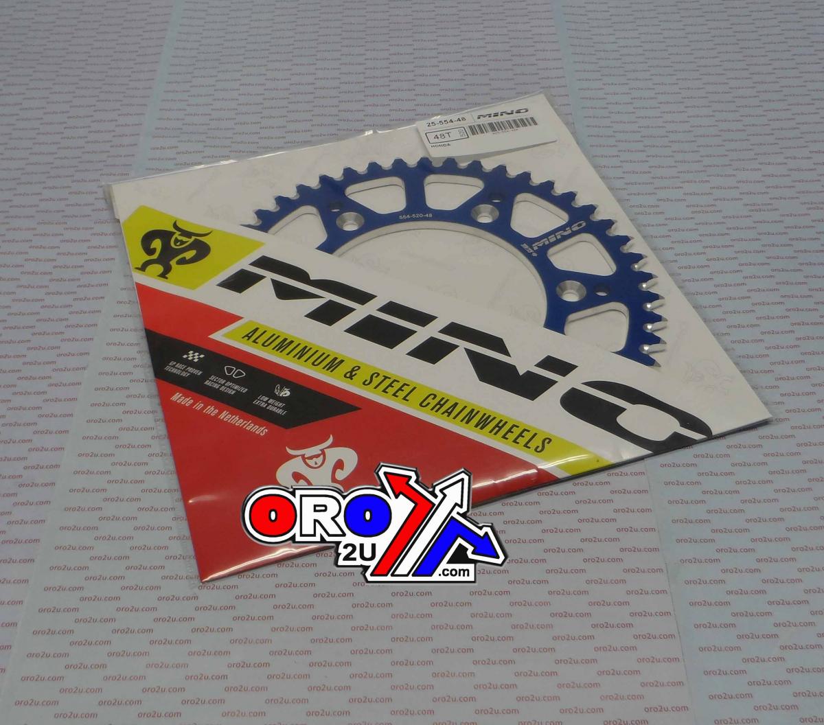 MINO REAR SPROCKET ALLOY BLUE 210, 25-554-48 thumbnail 2