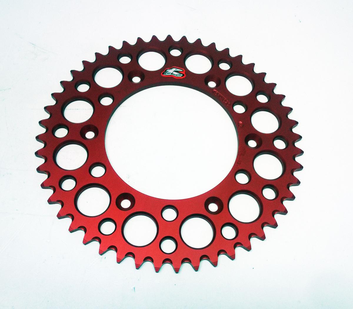 REAR SPROCKET ALLOY RENTHAL, ULTRALITE 154U-520-48GRRD RED, 154U-520-48GRRD image 1