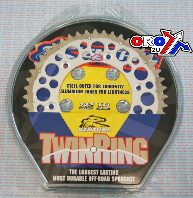 REAR SPROCKET TWINRING XR, RENTHAL 1540-520-48GPSI HONDA thumbnail 3