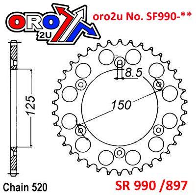 REAR SPROCKET STEEL HARD LIGHT SR210-48 thumbnail 3