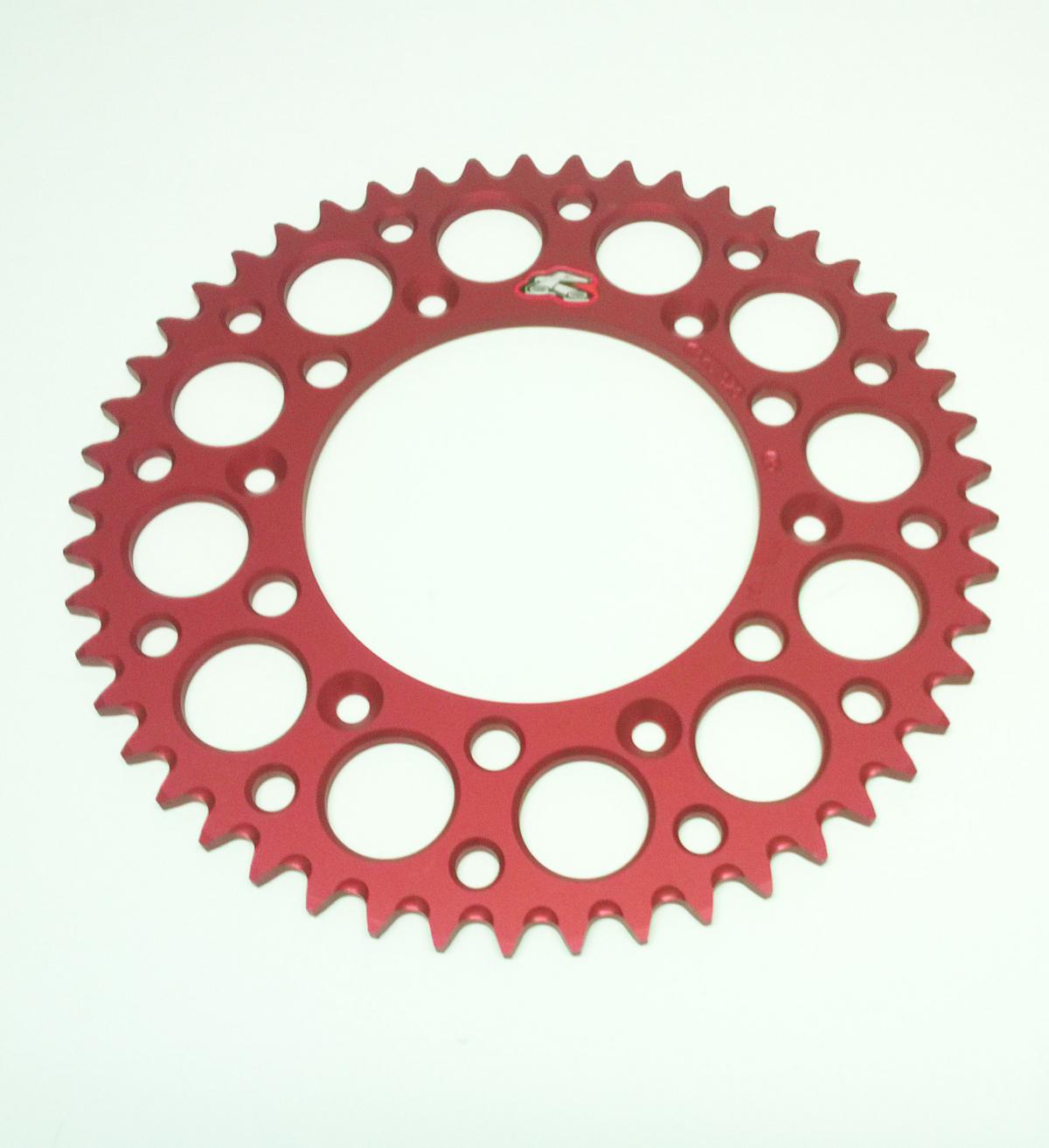 REAR SPROCKET ALLOY RENTHAL, ULTRALITE 154U-520-49GRRD RED, 154U-520-49GRRD image 1