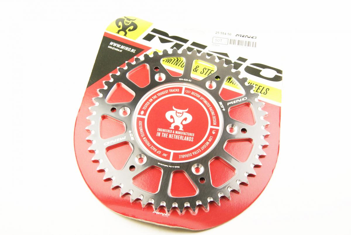 MINO REAR SPROCKET ALLOY BLACK 210, 25-554-50 BLACK thumbnail 2