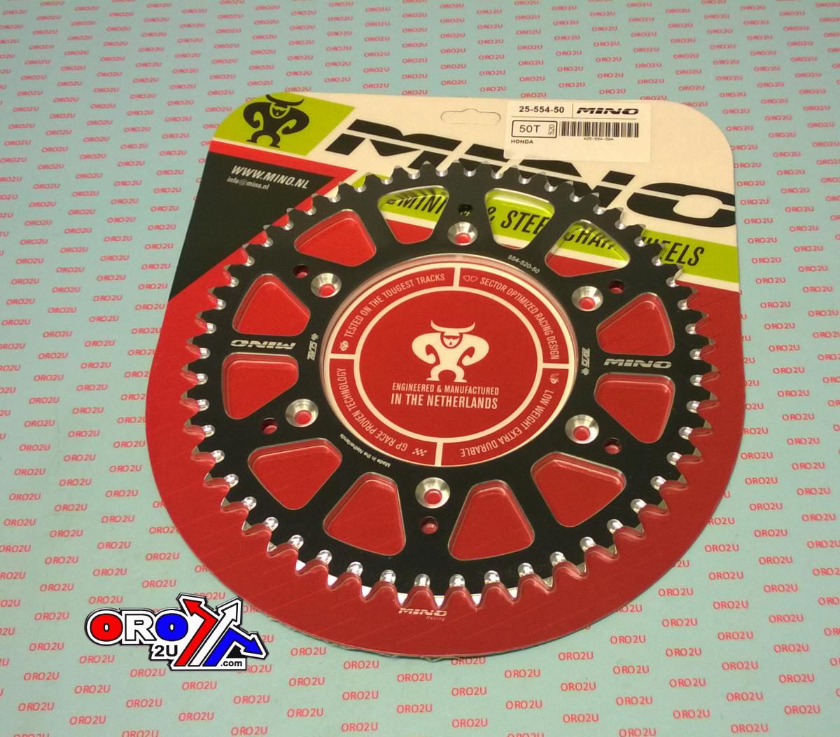 MINO REAR SPROCKET ALLOY BLACK 210, 25-554-50 BLACK thumbnail 3