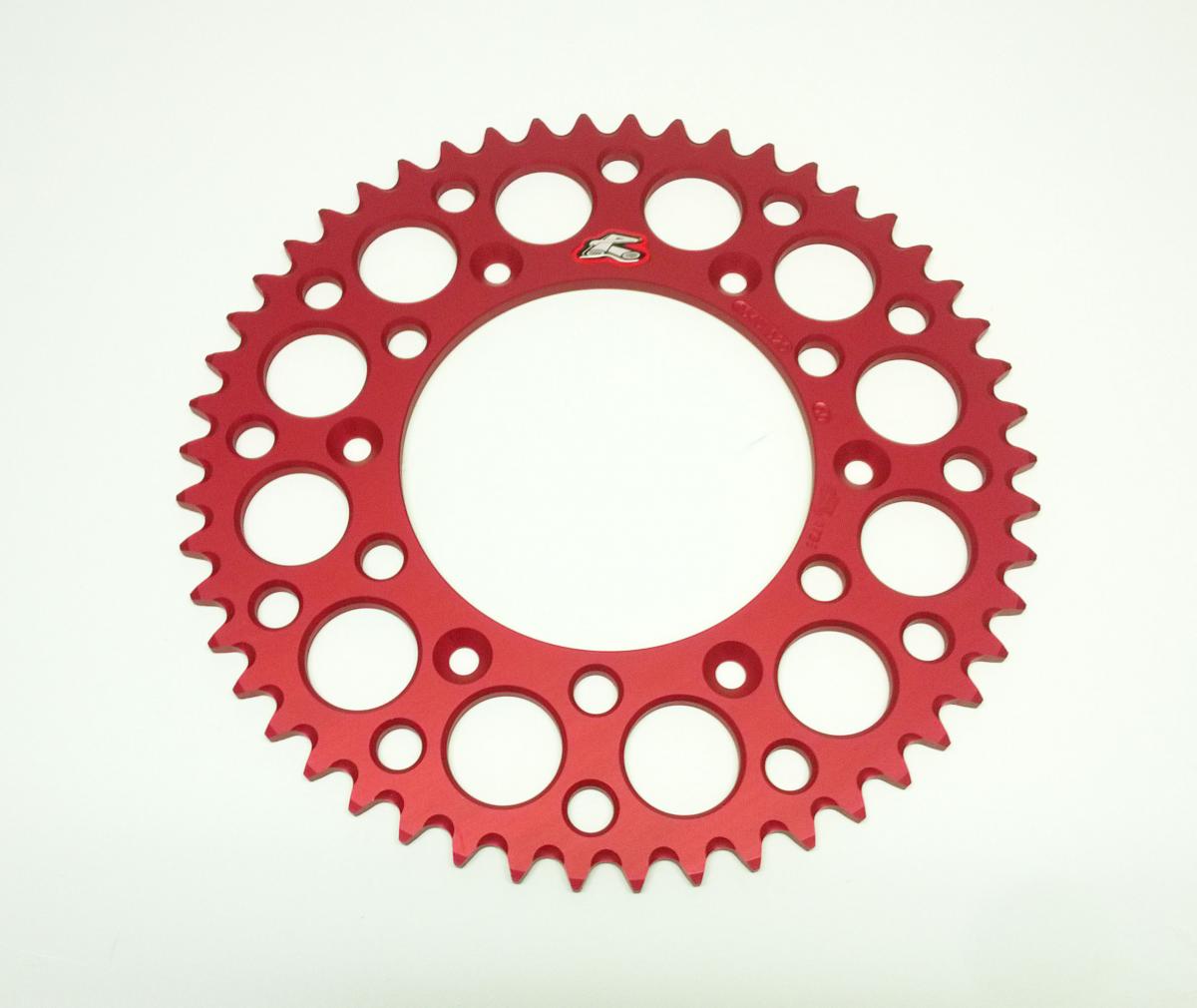 REAR SPROCKET ALLOY RENTHAL, ULTRALITE 154U-520-50GRRD RED, 154U-520-50GRRD image 1