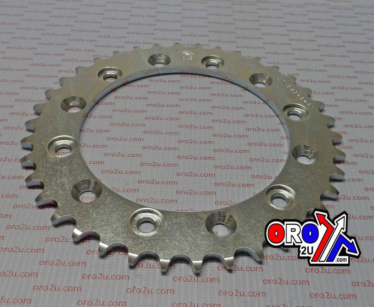 REAR SPROCKET STEEL JTR245/251 SILVER, DOUBLE DRILLED JTR245/2.38 image 1