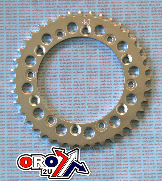 REAR SPROCKET STEEL 40 [JTR245/251] 520, DOUBLE DRILLED [JTR245.40 / JTR251.40] image 1