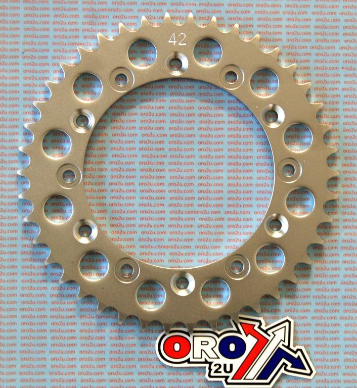 REAR SPROCKET STEEL 42 [JTR245/251] 520, DOUBLE DRILLED [JTR245.42 / JTR251.42] image 1