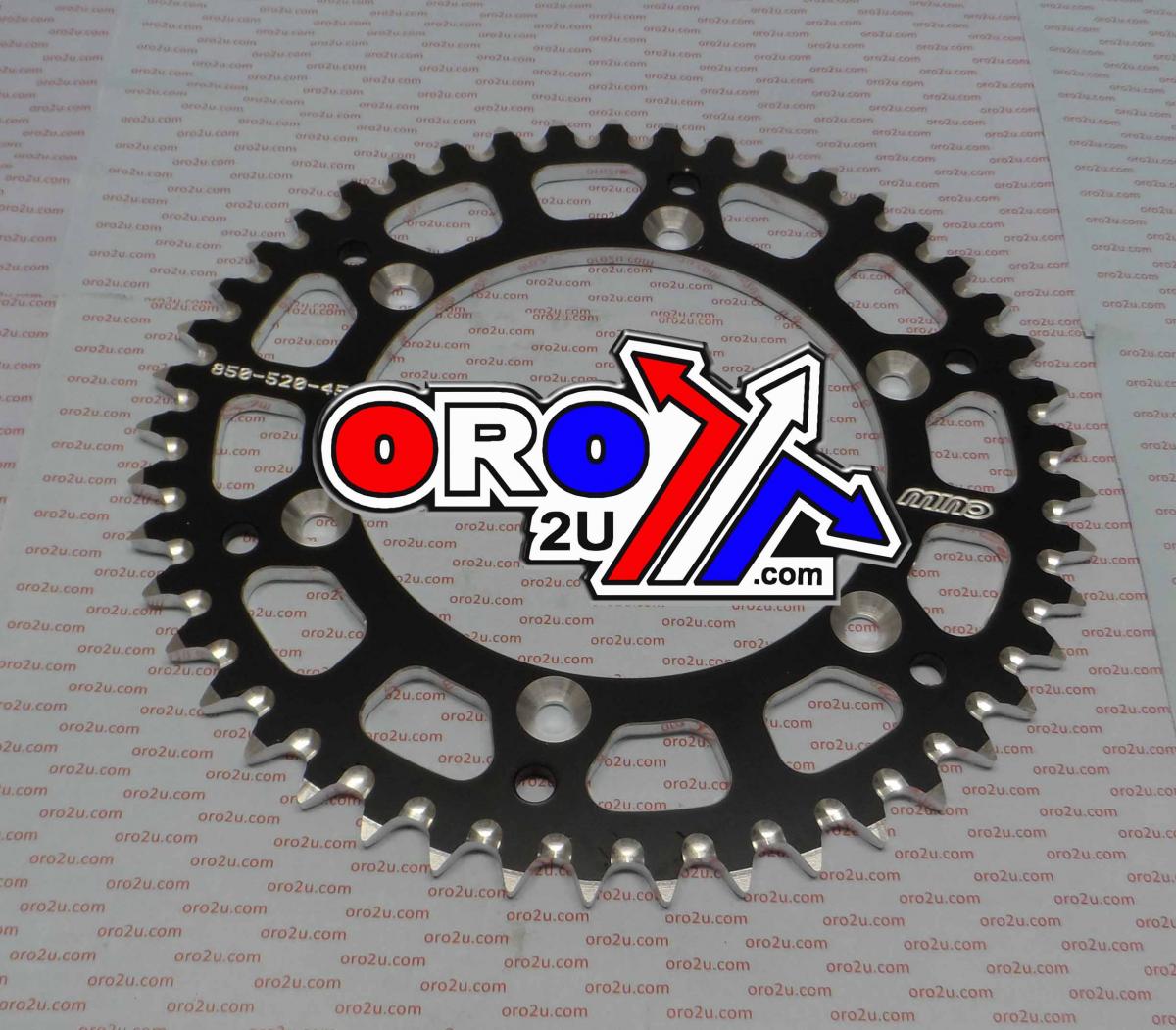 MINO REAR SPROCKET ALLOY BLACK 251, 25-850.520.45 thumbnail 2