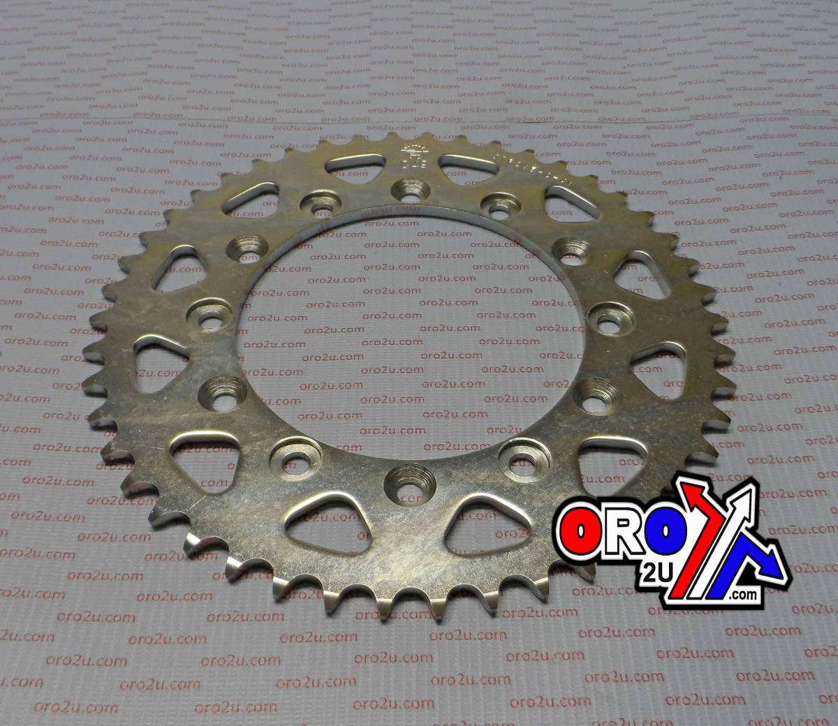 REAR SPROCKET STEEL JTR245/251 SILVER, DOUBLE DRILLED JTR245/2.46, JTR245/2.46 thumbnail 3