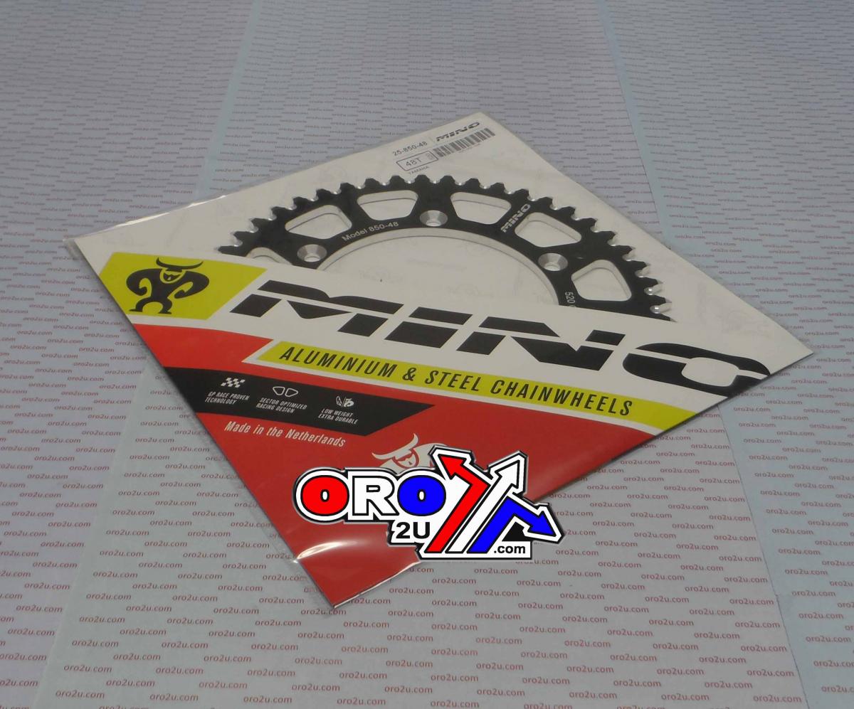 MINO REAR SPROCKET ALLOY BLACK, 25-850-48 BLACK JTR251 / JTR245 thumbnail 2