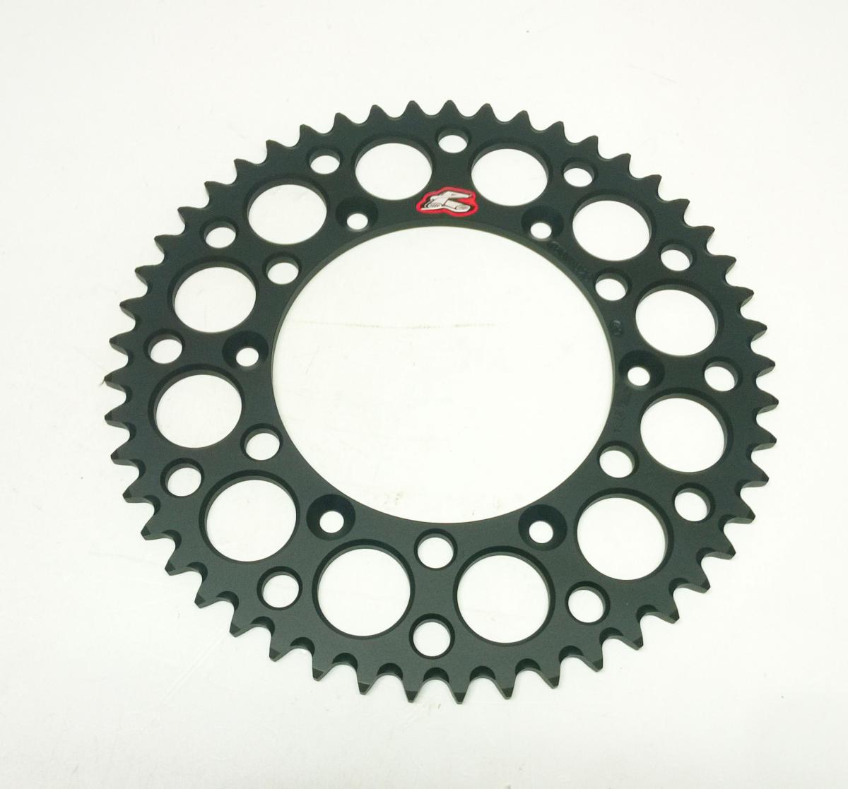 REAR SPROCKET ALLOY RENTHAL, ULTRALIGHT 150U-520-49GBBK BLACK, 150U-520-49GBBK image 1