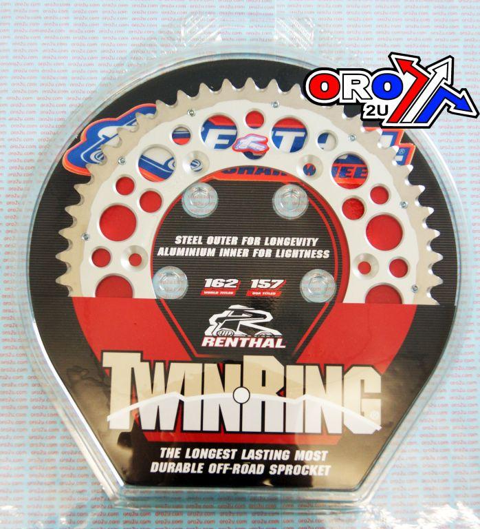 REAR SPROCKET TWINRING REN, RENTHAL 1500-520-49GPSI JTR251 thumbnail 3