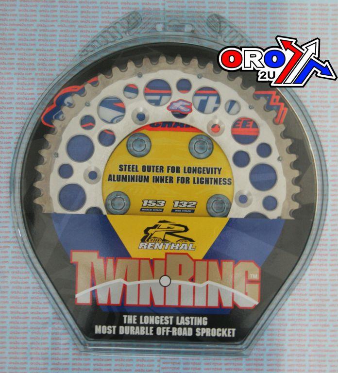 REAR SPROCKET TWINRING YAM, RENTHAL 1500-520-52GPSI JTR251, 1500-520-52GPSI thumbnail 4