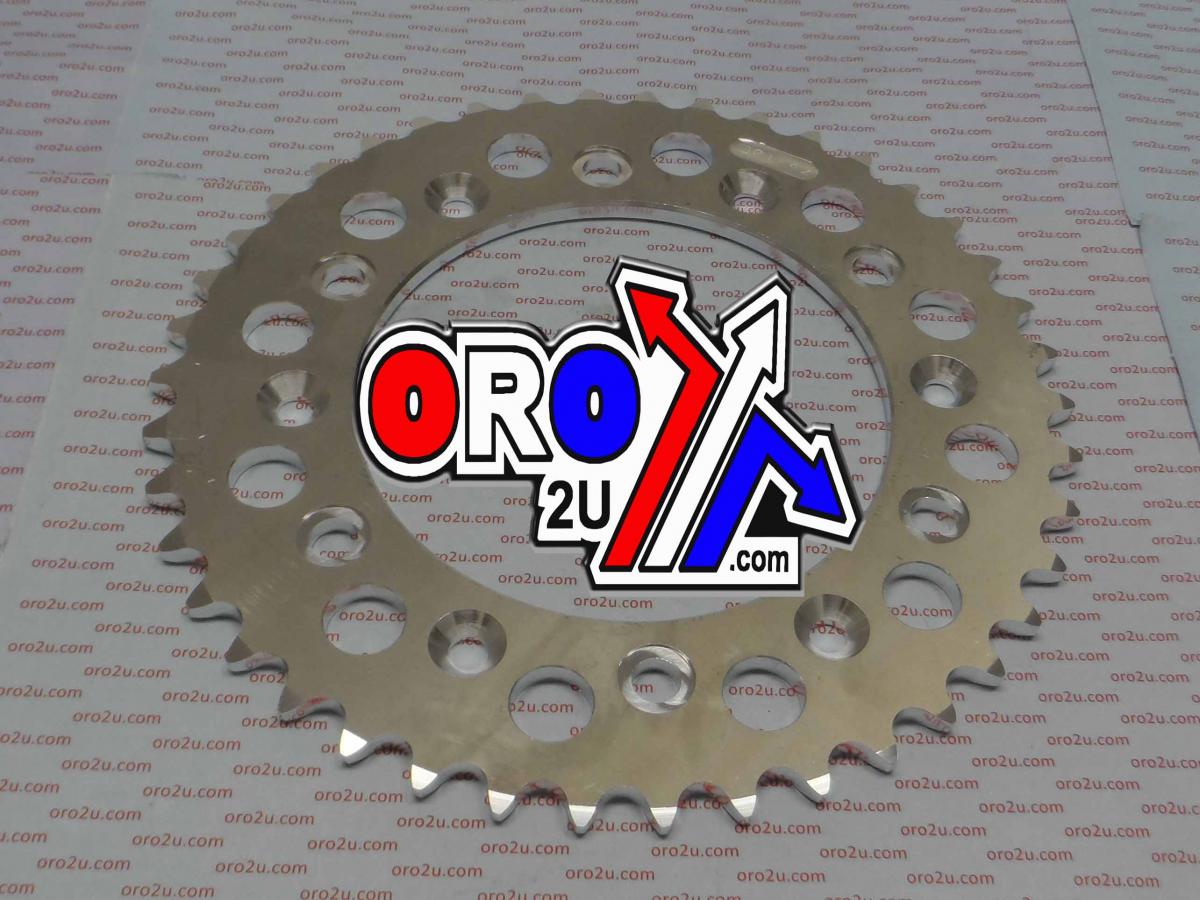 MINO REAR SPROCKET ALLOY 301/210, 25-301.520.42 silver DOUBLE DRILLED JTR301, JTR210 thumbnail 2