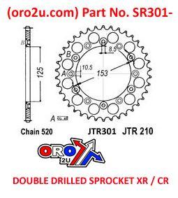 REAR SPROCKET ALLOY 47 [JTR301.47] 520 image 1