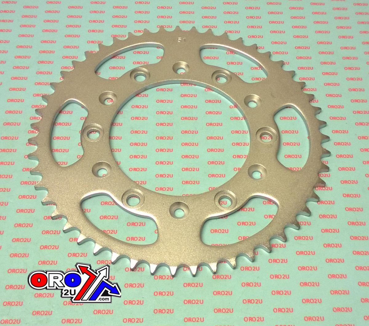 REAR SPROCKET STEEL 51 [JTR301/210.51] 520, DOUBLE DRILLED JTR301, JTR210 image 1