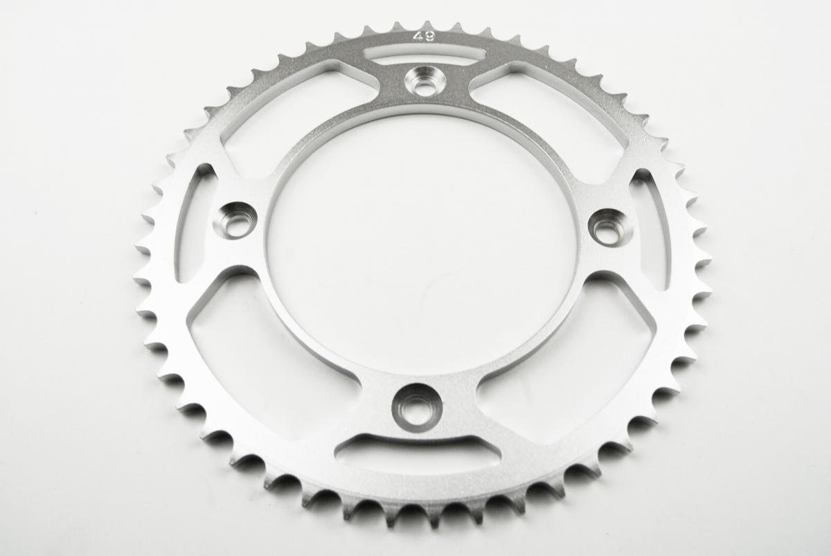 REAR SPROCKET STEEL LIGHT SIL, MX-89549-2 SILVER, SR441-49 JTR89549 image 1