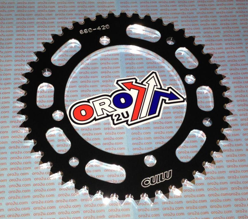MINO REAR SPROCKET ALLOY BLACK 1465, 25-660-420-44 thumbnail 2