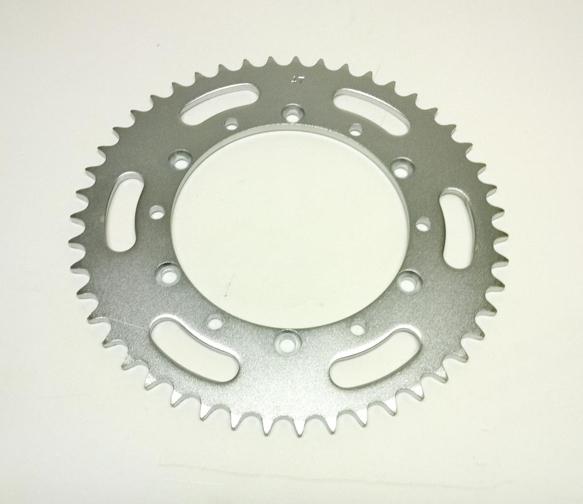 REAR SPROCKET STEEL 47 [JTR460.47] 520, SILVER image 1