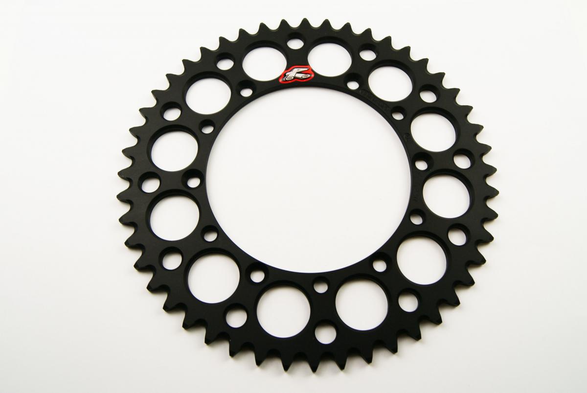 REAR SPROCKET ALLOY RENTHAL, ULTRALITE 112U-520-48GEBK BLACK, 112U-520-48GEBK image 1