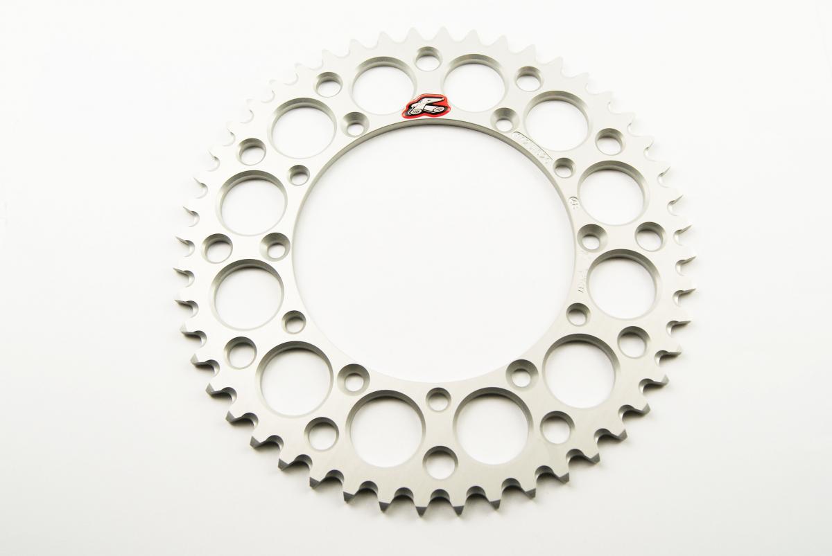 REAR SPROCKET ALLOY RENTHAL, ULTRALITE 112U-520-48GESI SILVER, 112U-520-48GESI image 1