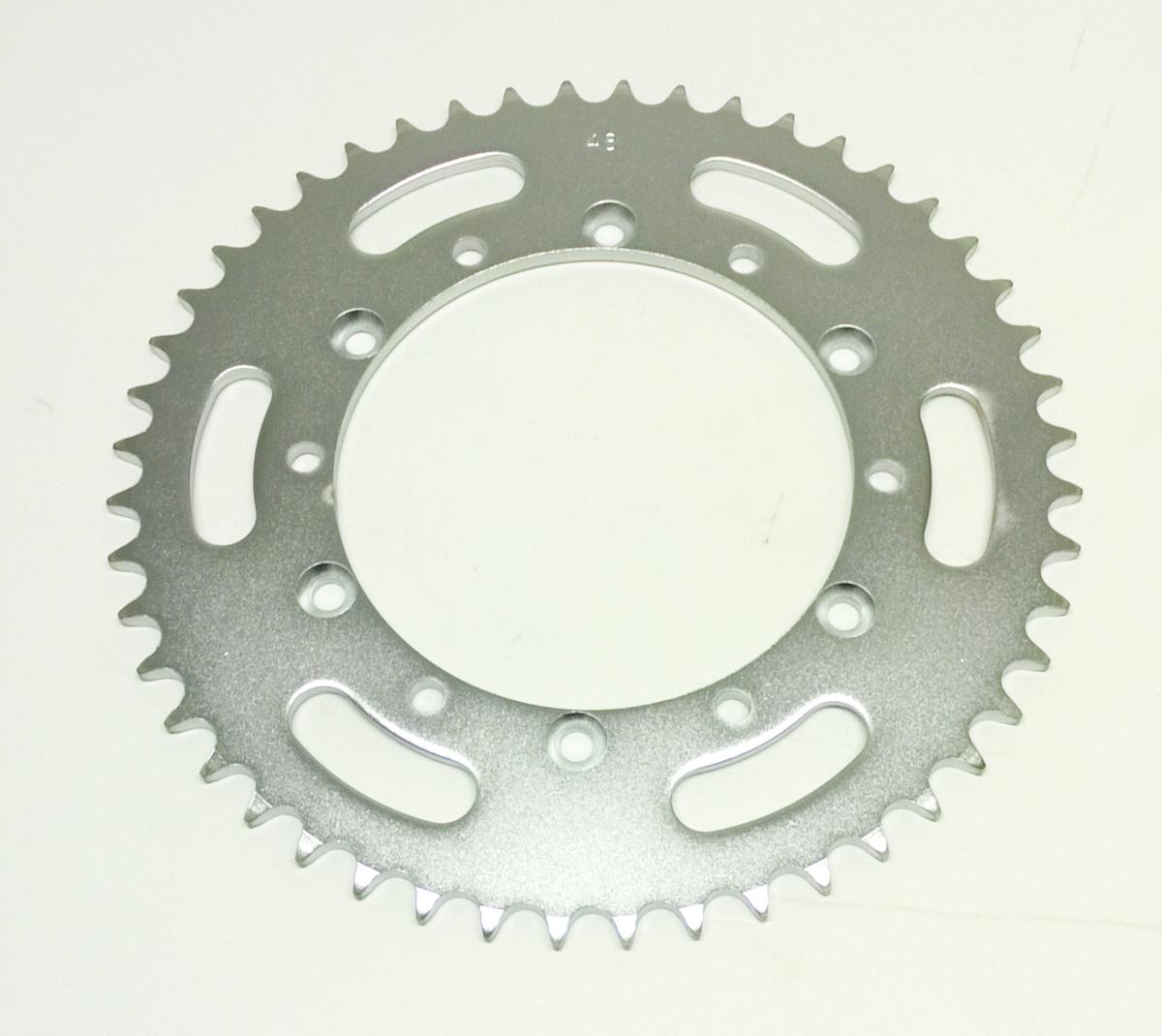 REAR SPROCKET STEEL 48 [JTR460.48] 520, SILVER image 1