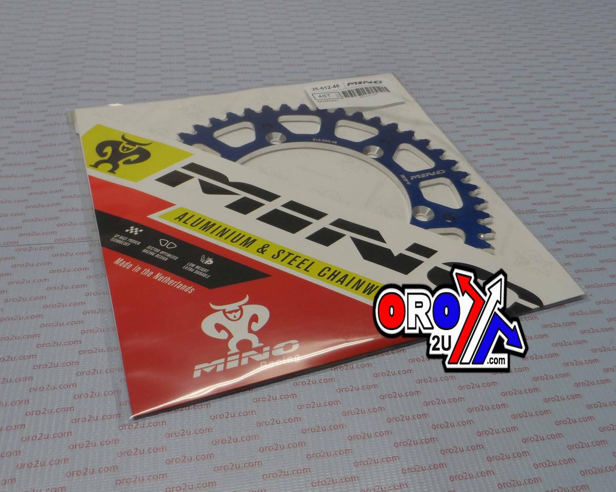MINO REAR SPROCKET ALLOY BLUE, MINO 25-612-49 BLUE thumbnail 2