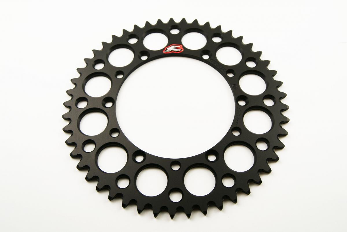 REAR SPROCKET ALLOY RENTHAL, ULTRALITE 112U-520-49GEBK BLACK, 112U-520-49GEBK image 1