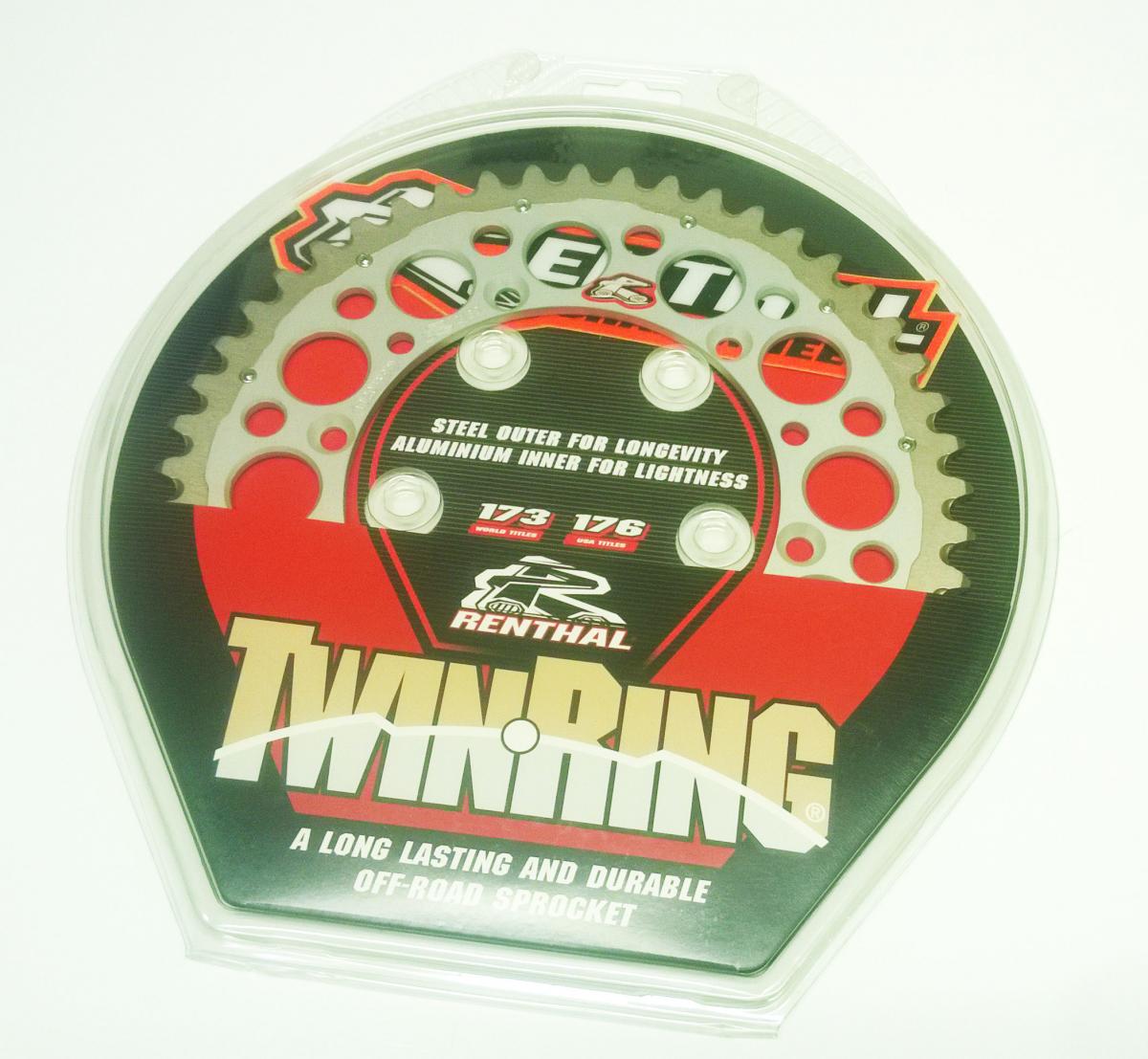 REAR SPROCKET TWINRING KAW, RENTHAL 1120-520-49GPSI KAWASAKI thumbnail 2