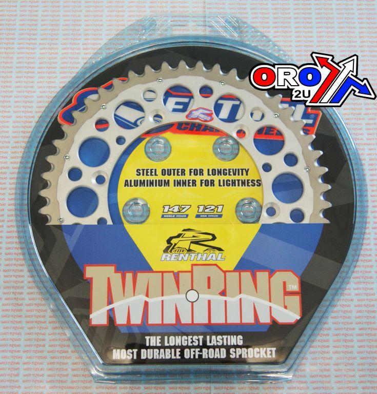 REAR SPROCKET TWINRING KAW, RENTHAL 1120-520-49GPSI KAWASAKI thumbnail 3