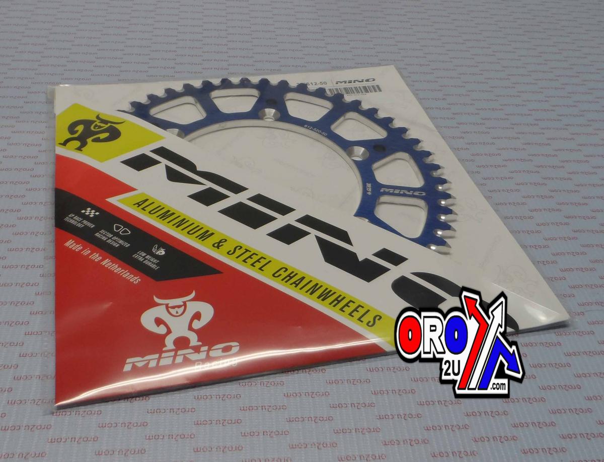 MINO REAR SPROCKET ALLOY BLUE, MINO 25-612-50 BLUE JTR460 thumbnail 2