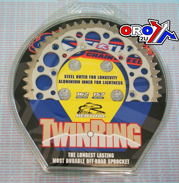 REAR SPROCKET TWINRING KAW, RENTHAL 1120-520-50GPSI KAWASAKI thumbnail 4