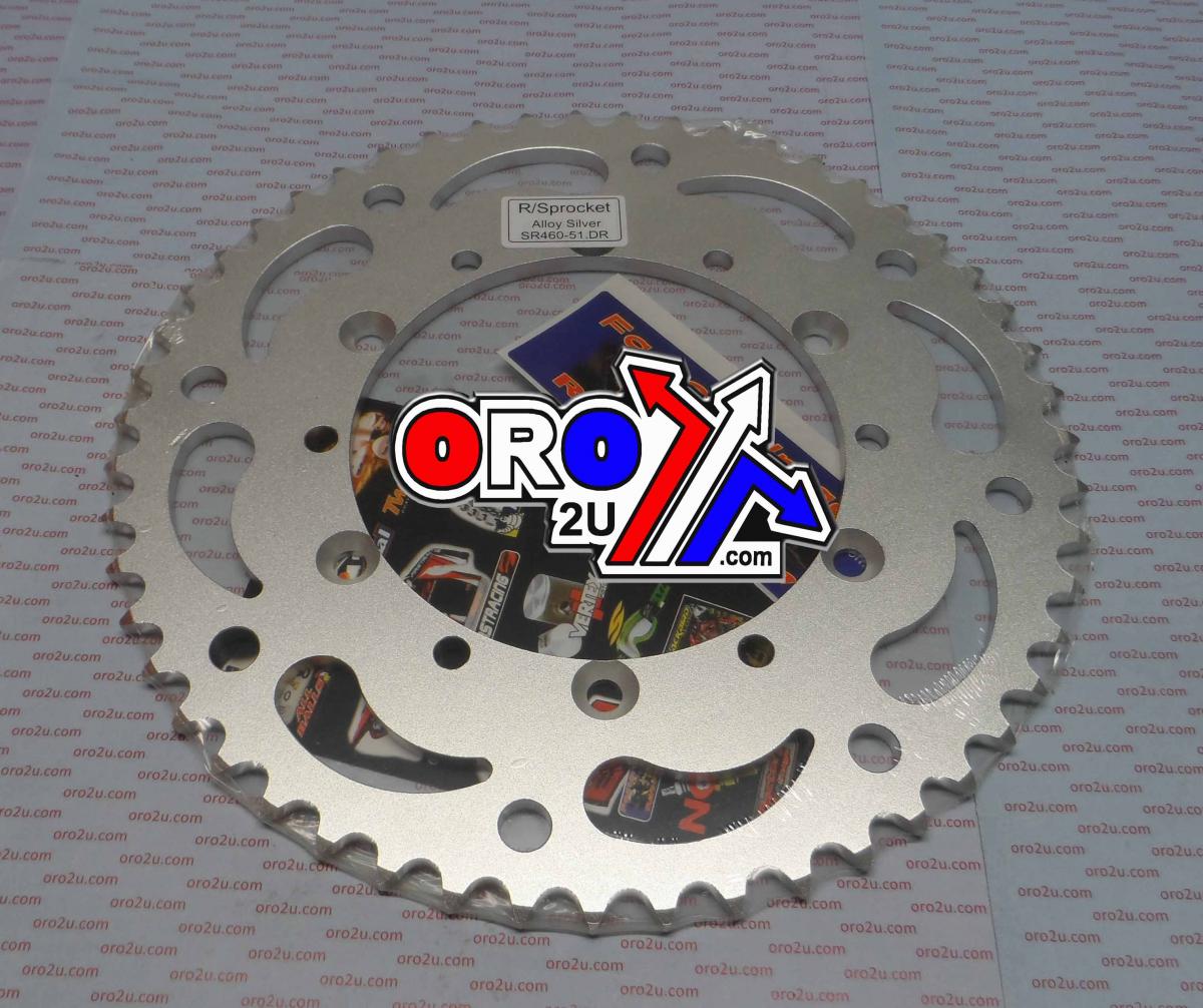 REAR SPROCKET ALLOY 51 [JTR460.51] 520 SILVER image 1