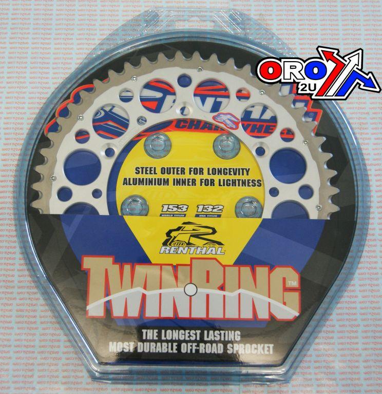 REAR SPROCKET TWINRING KAW, RENTHAL 1120-520-51GPSI KAWASAKI thumbnail 3