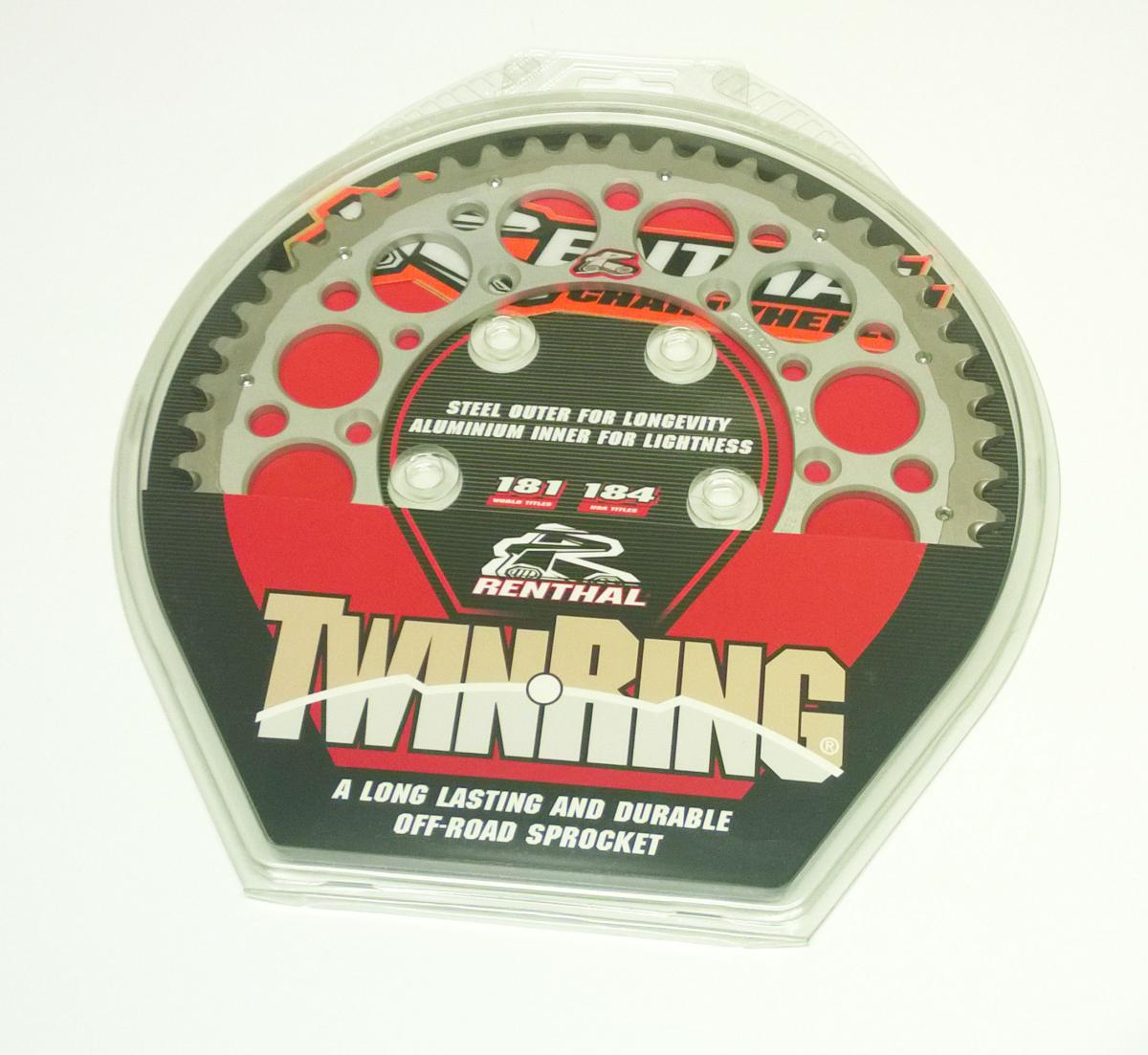 REAR SPROCKET TWINRING KAW, RENTHAL 1120-520-52GPSI KAWASAKI thumbnail 2