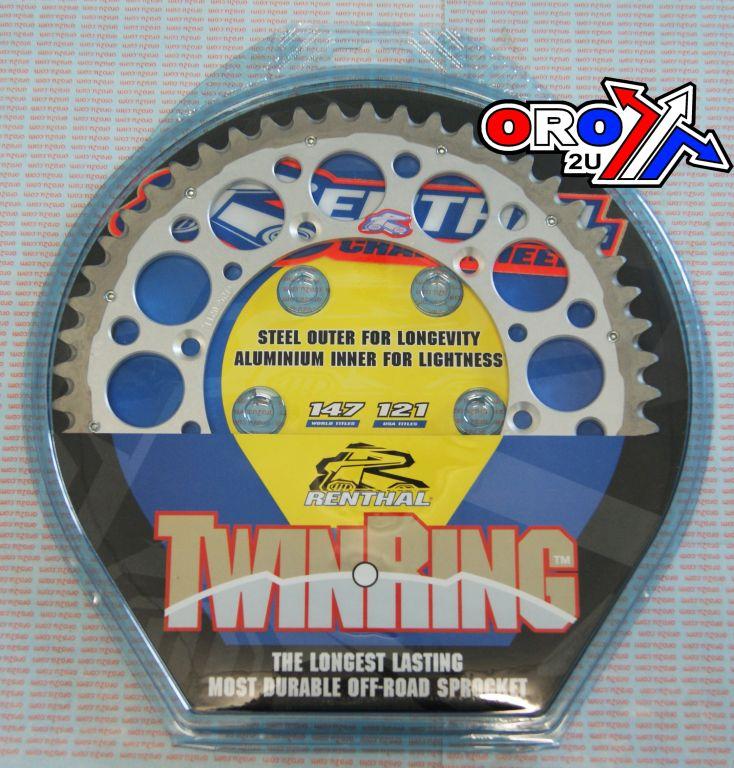 REAR SPROCKET TWINRING KAW, RENTHAL 1120-520-52GPSI KAWASAKI thumbnail 3