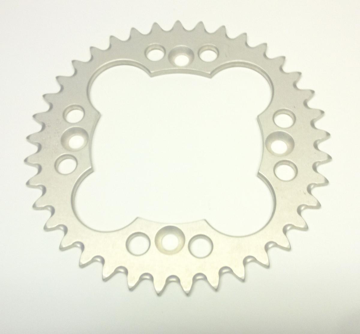 REAR SPROCKET RENTHAL ATV, ULTRALITE 223U-520-37GPSI SILVER image 1