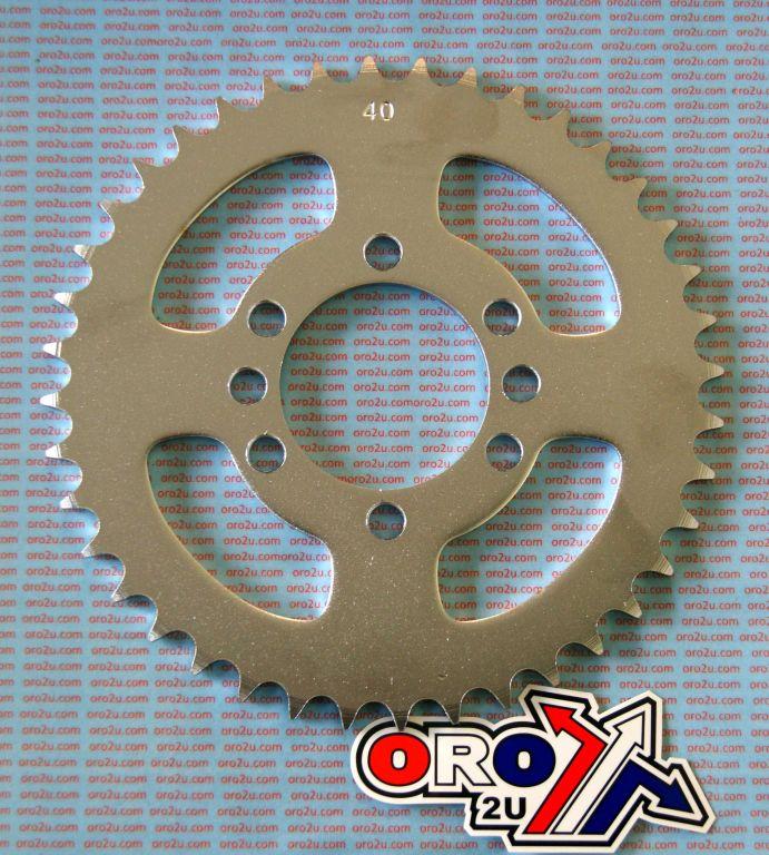 REAR SPROCKET 40 [JTR1826.40] 520, SILVER thumbnail 3