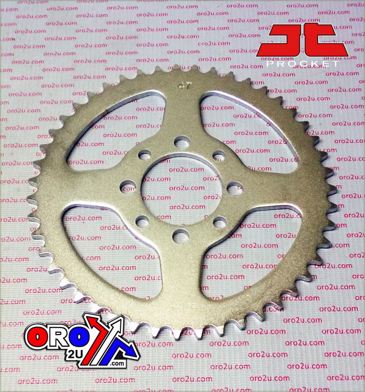 REAR SPROCKET JTR801.47 JT 420 SILVER, STEEL image 1