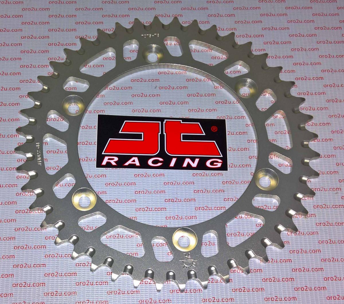 REAR SPROCKET ALLOY SILVER 822, JTA822.44 7075-T6 Aluminium image 1