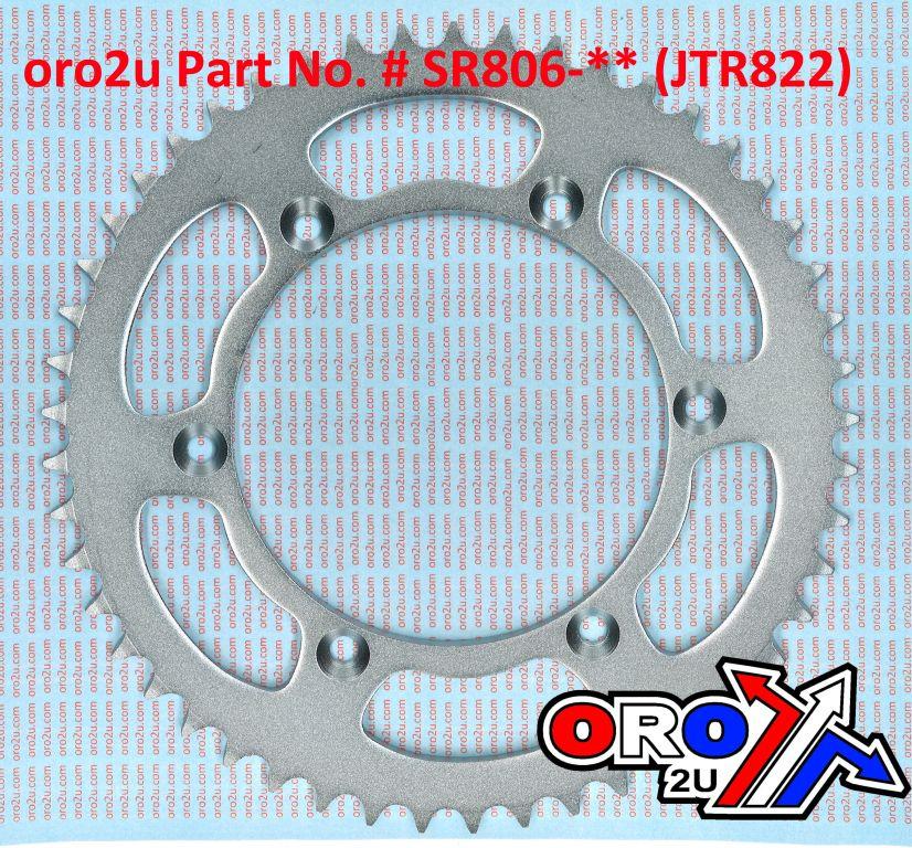 REAR SPROCKET STEEL 50 [JTR822.50] 520, SILVER thumbnail 3