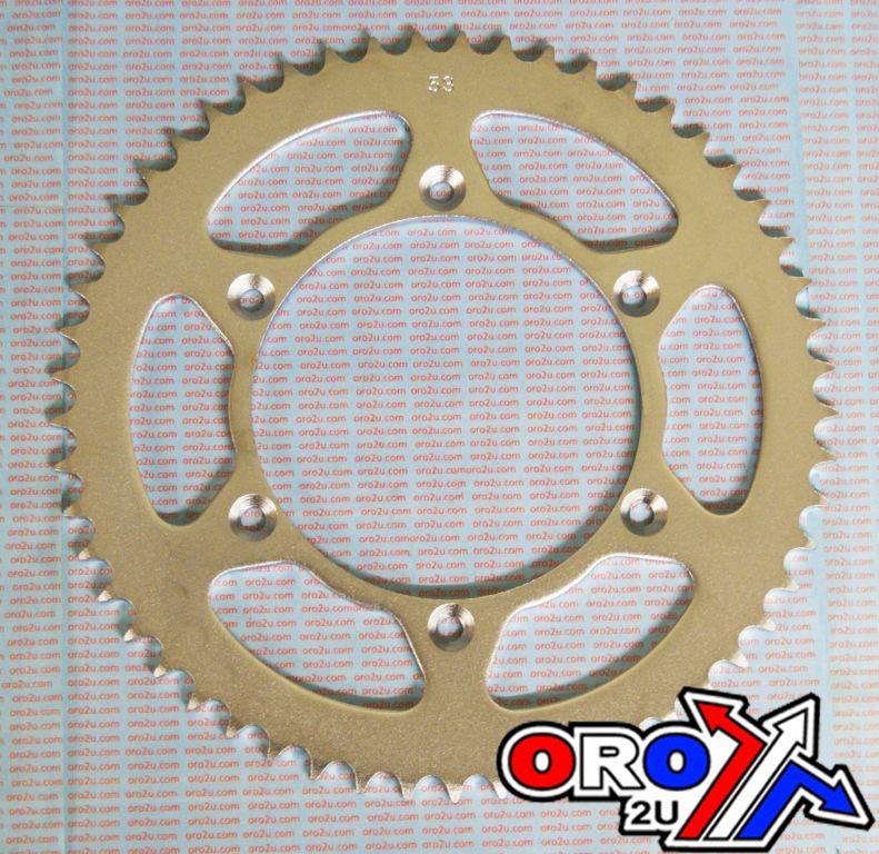 REAR SPROCKET STEEL 53 [JTR822.53] 520, SILVER thumbnail 3