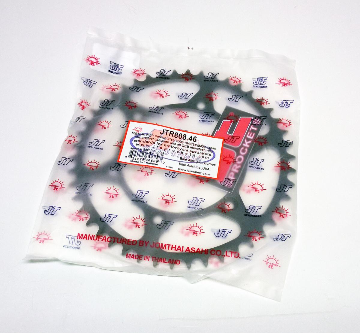 REAR SPROCKET STEEL JTR808.46 BLACK thumbnail 3