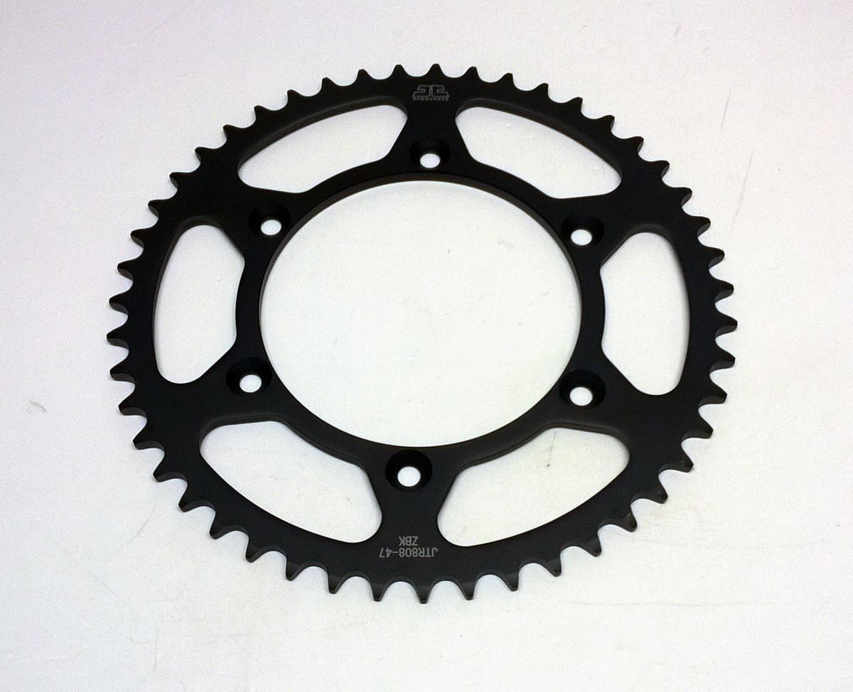 REAR SPROCKET STEEL HARD ZBK, C45 INDUCTION JTR808.47ZBK thumbnail 2