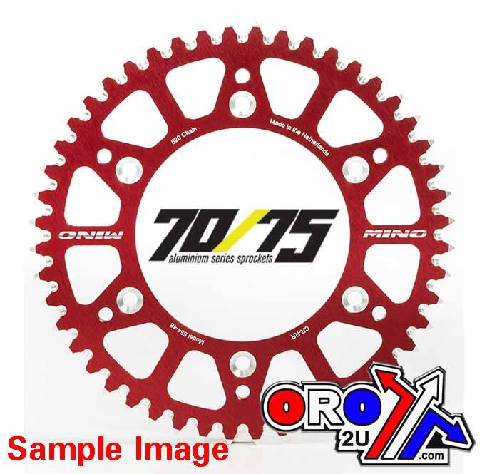 MINO REAR SPROCKET ALLOY RED 808, 25-423-520-48 RED thumbnail 2