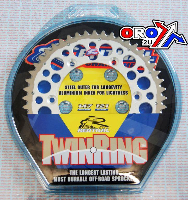 REAR SPROCKET TWINRING SUZ, RENTHAL 1230-520-48GPSI thumbnail 2