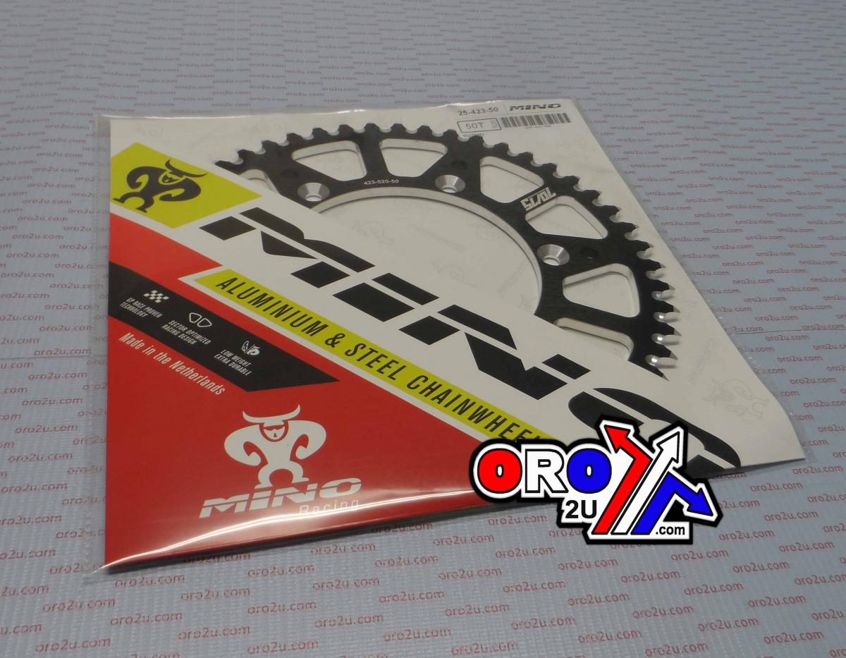 MINO REAR SPROCKET ALLOY BLACK, 25-423-520-50 BLACK thumbnail 4