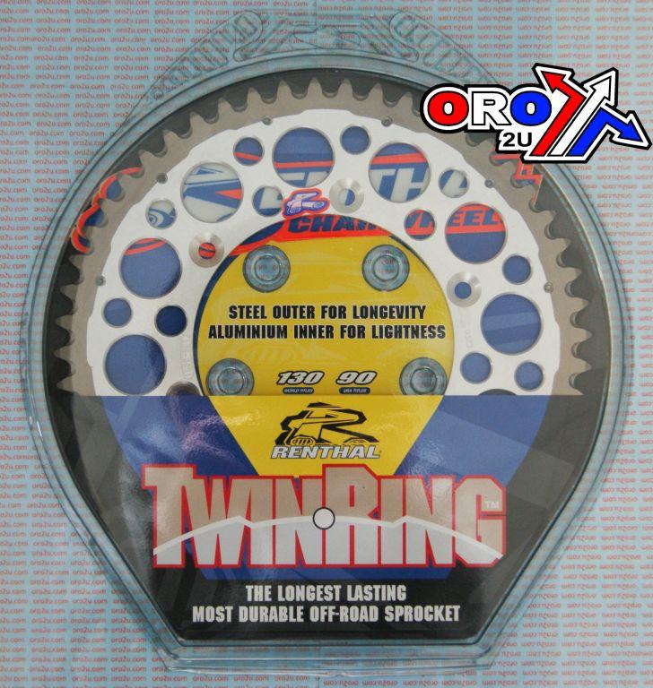 REAR SPROCKET TWINRING SUZ, RENTHAL 1230-520-50GPSI image 1