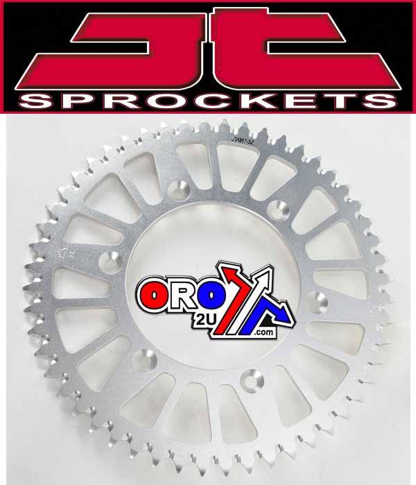 REAR SPROCKET ALLOY SILVER JT, JTA80852, JTR808 image 1