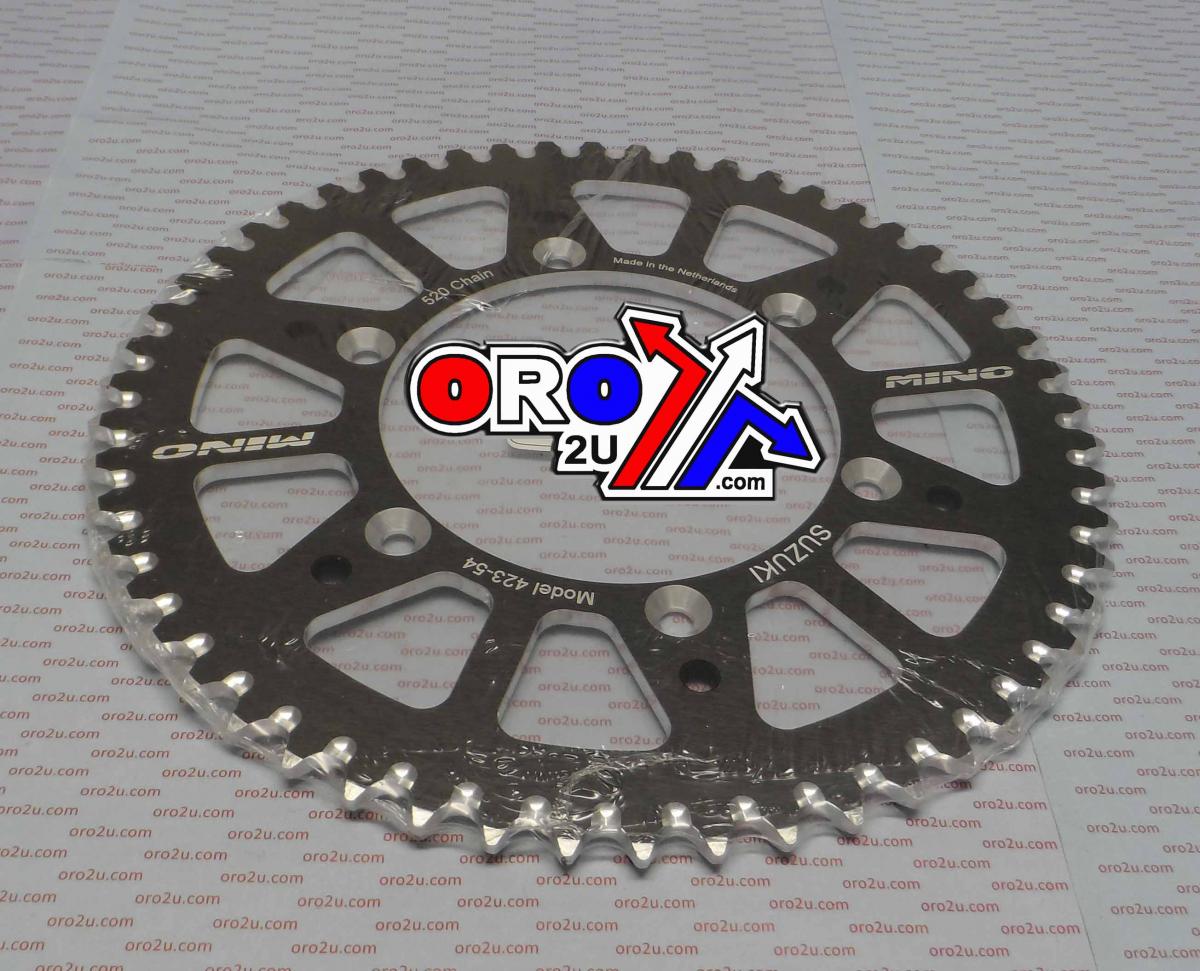 MINO REAR SPROCKET BLACK ALLOY, 25-423-520-54 JTR808 thumbnail 2